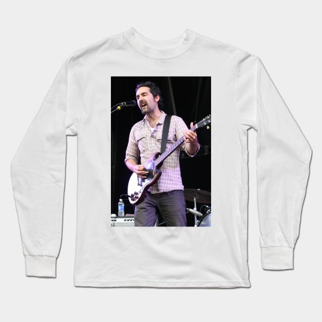 Eric Earley Blitzen Trapper Photograph Long Sleeve T-Shirt by Concert Photos